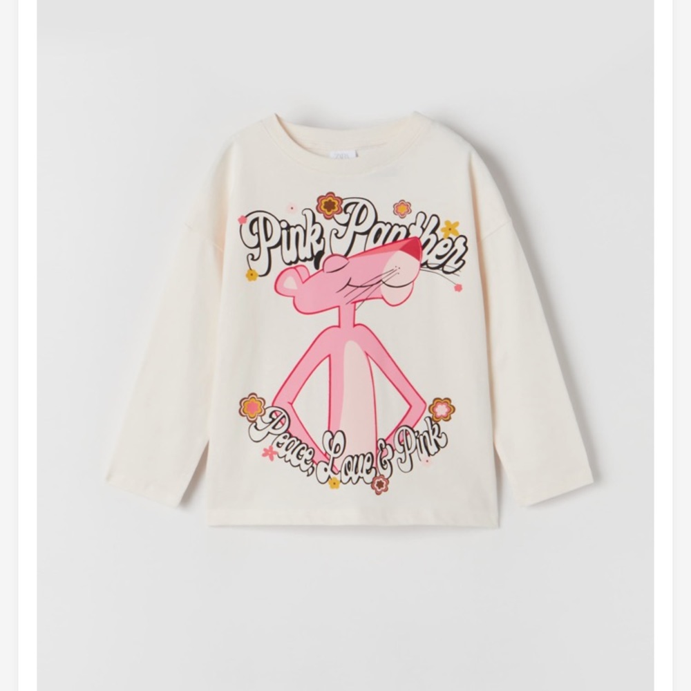 Zara Pink Panther T- shirt